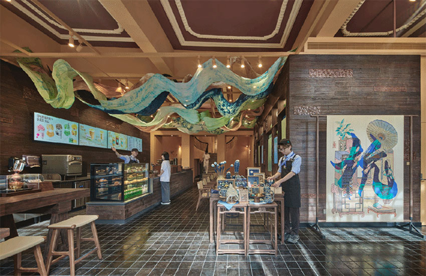 星巴克第五家非遗概念店开业，柠檬茶品牌柠檬向右正式布局咖啡赛道
